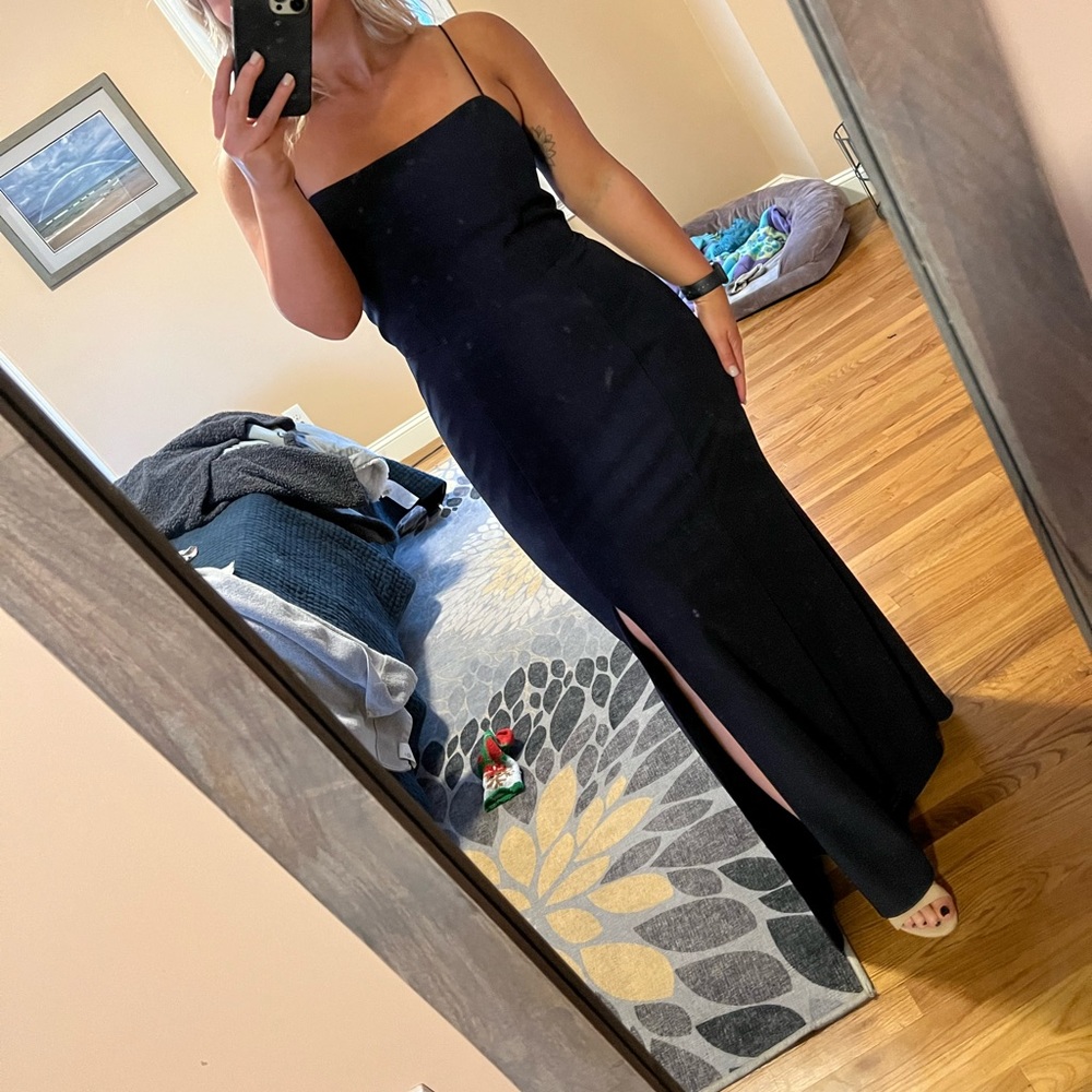 Navy bridesmaid dress